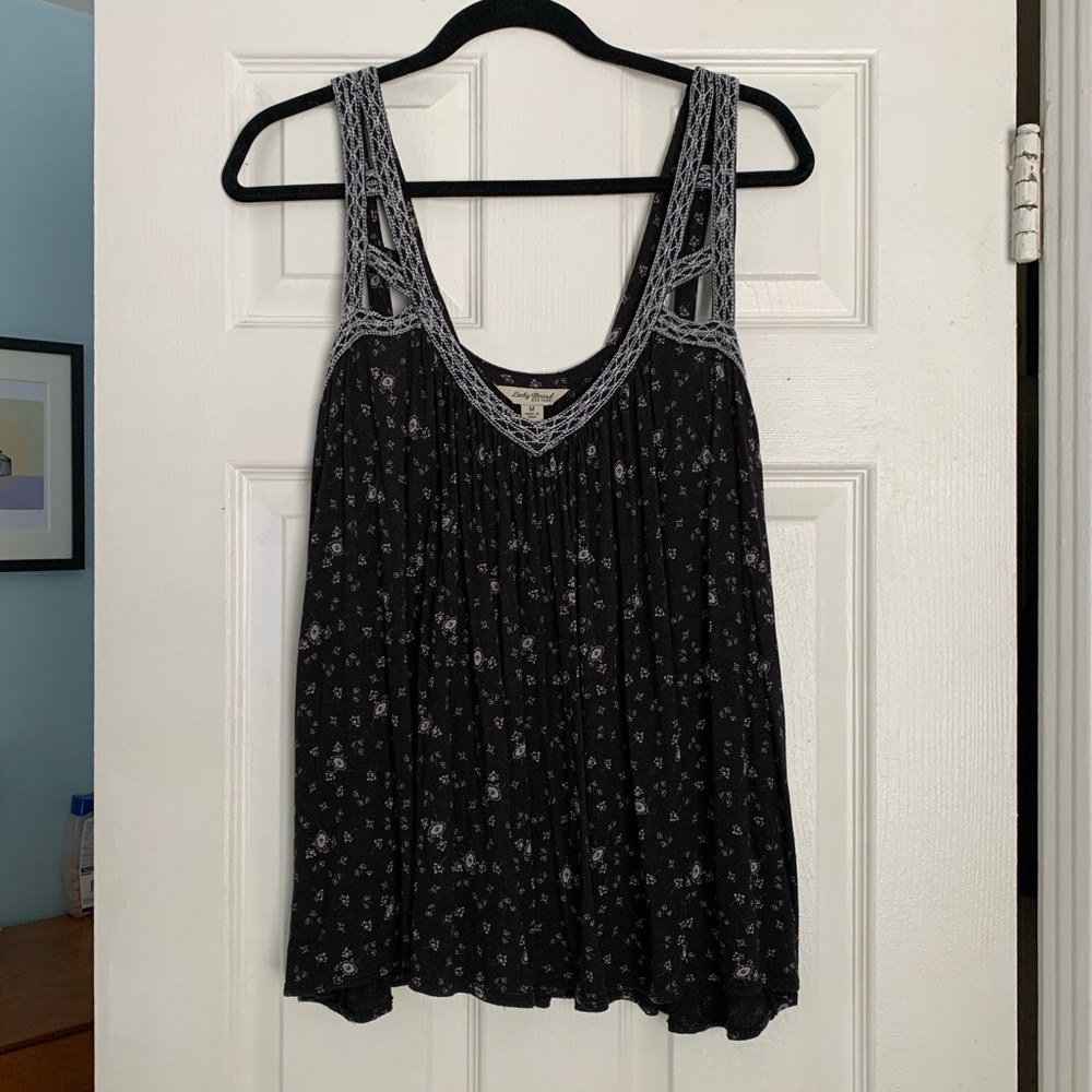 Lucky Brand Flowy Boho Tank